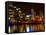 Yarra River, Queens Bridge and CBD, Melbourne, Victoria, Australia-David Wall-Framed Stretched Canvas