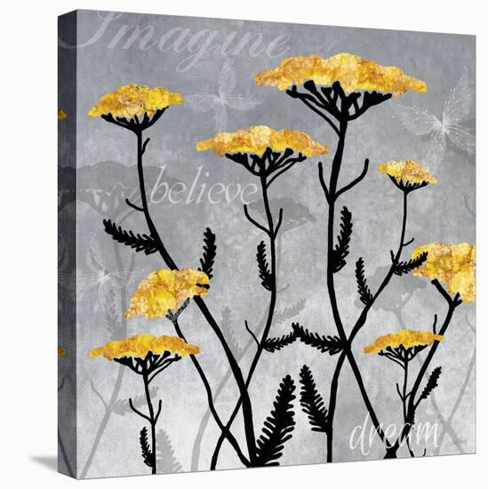 Yarrow Blooms-Bee Sturgis-Stretched Canvas