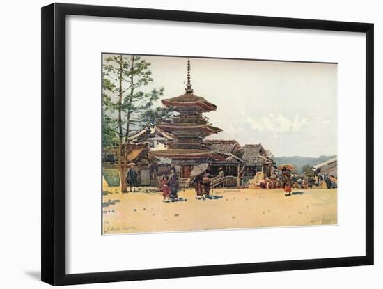 'Yasaka Pagoda, Kyoto, Japan', c1909-Robert Weir Allan-Framed Giclee Print