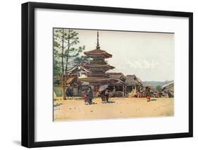 'Yasaka Pagoda, Kyoto, Japan', c1909-Robert Weir Allan-Framed Giclee Print