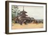 'Yasaka Pagoda, Kyoto, Japan', c1909-Robert Weir Allan-Framed Giclee Print