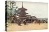 'Yasaka Pagoda, Kyoto, Japan', c1909-Robert Weir Allan-Stretched Canvas