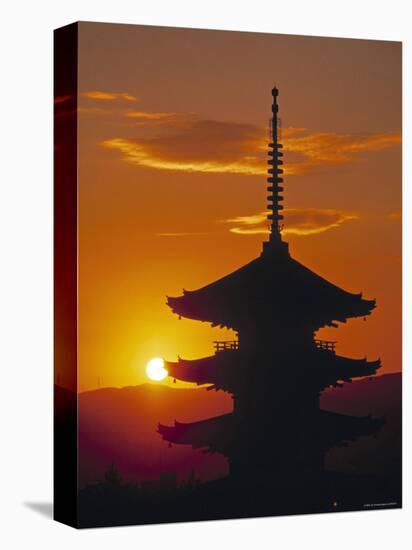 Yasaka Pagoda, Kyoto, Japan-James Montgomery Flagg-Stretched Canvas