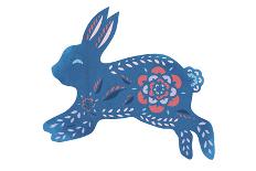 Nordic Friends - Rabbit-Yasemin Wigglesworth-Giclee Print
