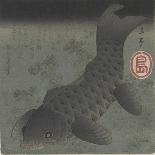 Getting Out the Rain by the Aji River at Tenpozan, 1834-Yashima Gakutei-Giclee Print