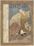 Komatsu Shigemori from the Tales of Heike, C. 1820-Yashima Gakutei-Giclee Print