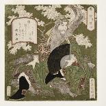 Komatsu Shigemori from the Tales of Heike, C. 1820-Yashima Gakutei-Giclee Print