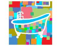 Colorful Bath I-Yashna-Art Print