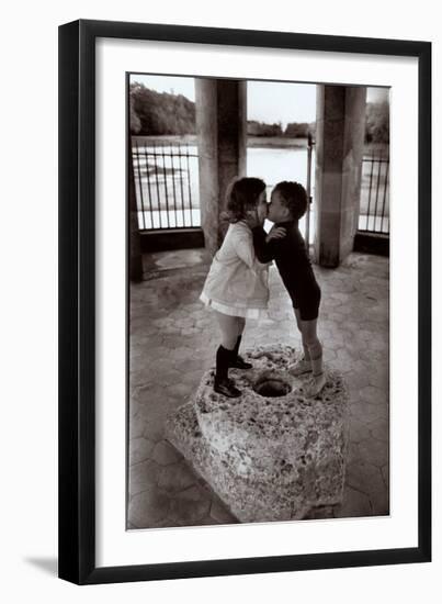 Yasmine and David, 1967-Rene Burri-Framed Art Print
