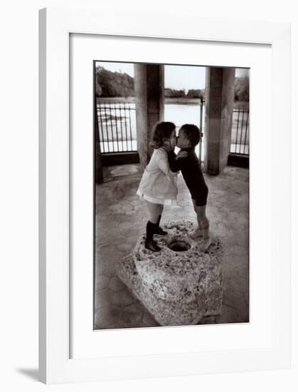 Yasmine and David, 1967-Rene Burri-Framed Art Print