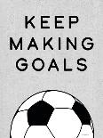 Keep Making Goals-Yass Naffas Designs-Framed Art Print