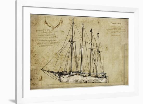 Yatch I-Sidney Paul & Co.-Framed Giclee Print