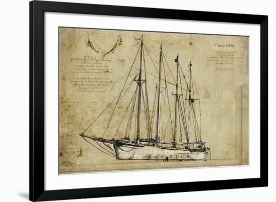 Yatch I-Sidney Paul & Co.-Framed Giclee Print