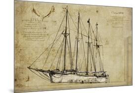 Yatch I-Sidney Paul & Co.-Mounted Giclee Print