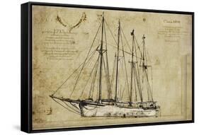 Yatch I-Sidney Paul & Co.-Framed Stretched Canvas