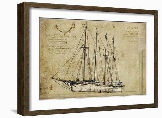 Yatch I-Sidney Paul & Co.-Framed Giclee Print