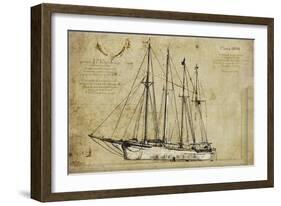 Yatch I-Sidney Paul & Co.-Framed Giclee Print