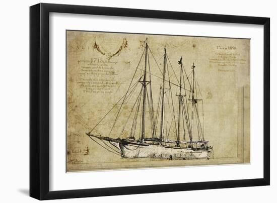 Yatch I-Sidney Paul & Co.-Framed Giclee Print