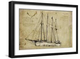 Yatch I-Sidney Paul & Co.-Framed Giclee Print