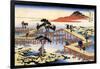 Yatsuhashi in Mikawa Province, C1835-Katsushika Hokusai-Framed Giclee Print