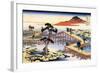 Yatsuhashi in Mikawa Province, C1835-Katsushika Hokusai-Framed Giclee Print