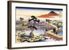 Yatsuhashi in Mikawa Province, C1835-Katsushika Hokusai-Framed Giclee Print