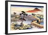 Yatsuhashi in Mikawa Province, C1835-Katsushika Hokusai-Framed Giclee Print