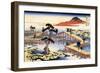 Yatsuhashi in Mikawa Province, C1835-Katsushika Hokusai-Framed Giclee Print