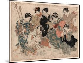 Yatsushi Chikurin No Shichikenjin Sono Yon?-Kubo Shunman-Mounted Giclee Print