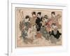 Yatsushi Chikurin No Shichikenjin Sono Yon?-Kubo Shunman-Framed Giclee Print