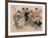 Yatsushi Chikurin No Shichikenjin Sono Yon?-Kubo Shunman-Framed Giclee Print