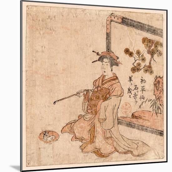 Yatsushi Koshohei Transformed Chinese Sage Huang Shangping (Ko Shohei). 1787.-null-Mounted Giclee Print