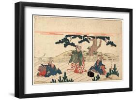 Yatsushi Shikisanba-Katsukawa Shunsen-Framed Giclee Print