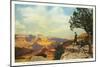 Yavapai Point, Grand Canyon-null-Mounted Art Print