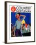 "Yawning Caddy," Country Gentleman Cover, July 1, 1935-William Meade Prince-Framed Giclee Print