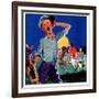 "Yawning Caddy,"July 1, 1935-William Meade Prince-Framed Giclee Print