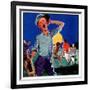 "Yawning Caddy,"July 1, 1935-William Meade Prince-Framed Giclee Print