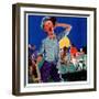 "Yawning Caddy,"July 1, 1935-William Meade Prince-Framed Giclee Print