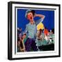 "Yawning Caddy,"July 1, 1935-William Meade Prince-Framed Giclee Print