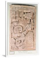 Yaxchilan Lintel 25, Late Classic Period, 600-900 Ad-Mayan-Framed Giclee Print