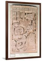 Yaxchilan Lintel 25, Late Classic Period, 600-900 Ad-Mayan-Framed Giclee Print