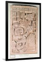 Yaxchilan Lintel 25, Late Classic Period, 600-900 Ad-Mayan-Framed Giclee Print