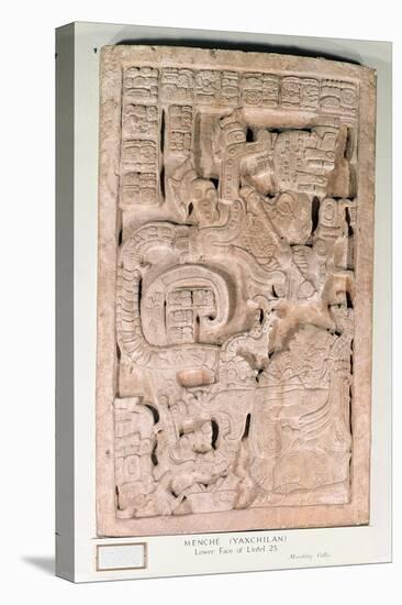 Yaxchilan Lintel 25, Late Classic Period, 600-900 Ad-Mayan-Stretched Canvas