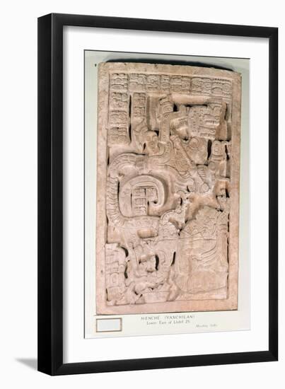 Yaxchilan Lintel 25, Late Classic Period, 600-900 Ad-Mayan-Framed Giclee Print