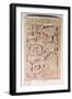 Yaxchilan Lintel 25, Late Classic Period, 600-900 Ad-Mayan-Framed Giclee Print