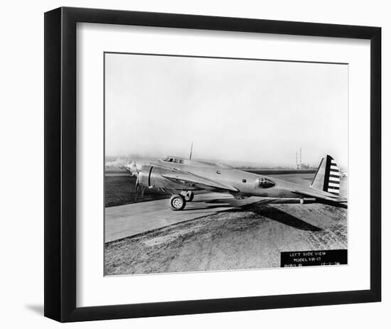 YB-17 Flying Fortress Prototype-null-Framed Art Print