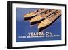 Ybarra and Company Mediterranean-Brazil-Plata Cruise Line-Flos-Framed Premium Giclee Print