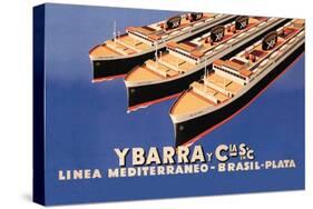 Ybarra and Company Mediterranean-Brazil-Plata Cruise Line-Flos-Stretched Canvas