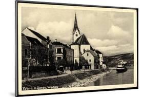 Ybbs an Der Donau Niederösterreich, Wachau, Dampfer-null-Mounted Photographic Print