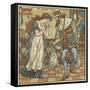 Ye Good King Arthur-Walter Crane-Framed Stretched Canvas